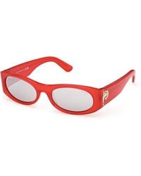 PUCCI - Ep0243 66C Sunglasses Acetate Smoke Mask Normal - Lyst