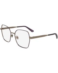 Calvin Klein - Ck24112 783 Optical Frames Metal Squared Normal - Lyst