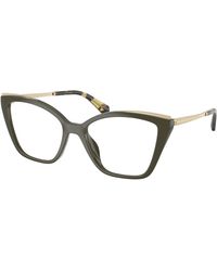 Michael Kors - Mk4205U Grindelwald 3922 Optical Frames Injected Transparent Squared Normal - Lyst