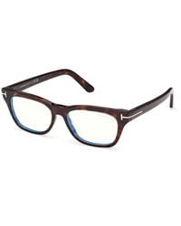 Tom Ford - Ft6131-B 052 Optical Frames Acetate Squared Normal - Lyst