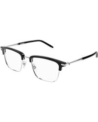 Montblanc - Mb0243O 004 Optical Frames Acetate Geometric - Lyst