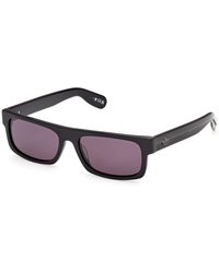 adidas Originals - Or0145 01A Sunglasses Acetate Smoke Squared Normal - Lyst