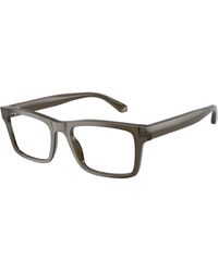 Emporio Armani - Ea3254 6249 Optical Frames Acetate Squared Normal - Lyst