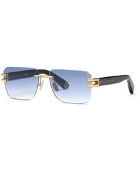 Philipp Plein - Spp086M Plein Pleasure 400 Sunglasses Metal Squared Normal Nuanced - Lyst