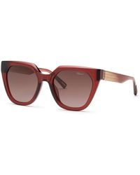 Chopard - Sch377M 0Afd Sunglasses Acetate Squared Anti-Glare Shaded - Lyst