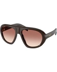 Prada - Pr C05S 27I70X Sunglasses Acetate Geometric Normal Nuanced - Lyst