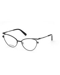 DSquared² - Dq5333 002 Optical Frames Outlet Metal Cat Eye - Lyst