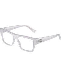 Dolce & Gabbana - Dg3382 3420 Optical Frames Acetate Squared Normal - Lyst