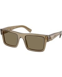 Prada - Pr 19Ws 29E90F Sunglasses Acetate Squared Normal - Lyst