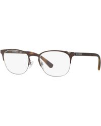 Emporio Armani - Ea1059 3001 Optical Frames Metal Round Normal - Lyst