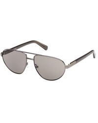 adidas Originals - Or0148 08A Sunglasses Metal Smoke Pilot Normal - Lyst