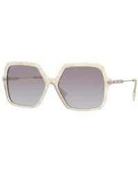 Burberry - Be4324 388611 Sunglasses Plastic Squared Nuanced - Lyst