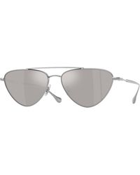 Oliver Peoples - X Jil Sander Ov1369St Edition 1 5036Ap Sunglasses Titanium Cat Eye Normal - Lyst