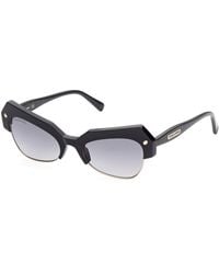 DSquared² - Dq0367 Dalia 01B Outlet Sunglasses Acetate Geometric Normal Shaded - Lyst