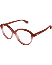 Chloé - Ch0392O 004 Optical Frames Acetate Transparent Round - Lyst