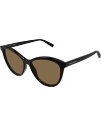 Saint Laurent - Sl 456 009 Sunglasses Acetate Cat Eye - Lyst