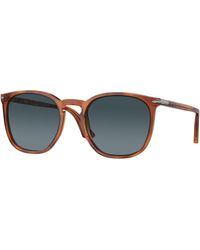 Persol - Po3316S 96/S3 Sunglasses Acetate Round Polarized Shaded - Lyst