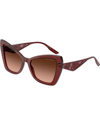 Dolce & Gabbana - Dg4489 30455M Sunglasses Acetate Cat Eye Normal Shaded - Lyst