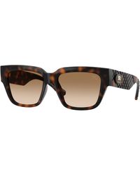 Burberry - Be4506U 300289 Sunglasses Injected Squared Normal Nuanced - Lyst