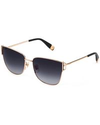 Furla - Sfu464 300K Sunglasses Metal Squared Normal Shaded - Lyst