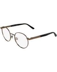 Calvin Klein - Ck25112 771 Optical Frames Metal Round Normal - Lyst