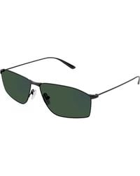 Balenciaga - Bb0413S 003 Sunglasses Metal Squared - Lyst