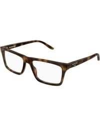 Balenciaga - Bb0499O 003 Optical Frames Acetate Transparent Squared - Lyst