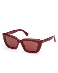 Max Mara - Mm0171 Elizabeth 69S Sunglasses Acetate Cat Eye Normal - Lyst