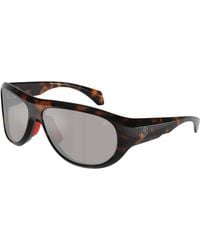 Moncler - Me8013 Bleacher 50216G Sunglasses Injected Round Normal - Lyst
