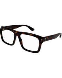 Gucci - Gg1462O 002 Optical Frames Acetate Transparent Squared - Lyst