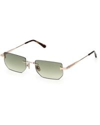 Tom Ford - Ft1355 Ethan-02 28P Sunglasses Metal Geometric Normal - Lyst