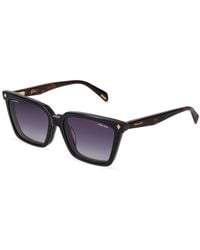 Police - Uplt97E Dawn Lite 1 4Blp Optical Frames Acetate Smoke Squared Nuanced - Lyst