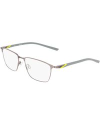 Nike - 6066 070 Optical Frames Titanium Squared Normal - Lyst