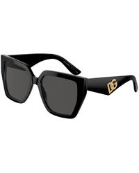 Dolce & Gabbana - Dg4438 501/87 Sunglasses Acetate Squared Normal - Lyst
