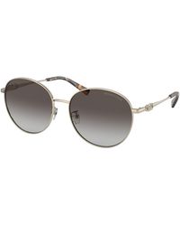 Michael Kors - Mk1119 Alpine 10148G Sunglasses Metal Round Normal Shaded - Lyst