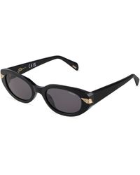 Police - Splu05 Aura 2 700 Sunglasses Acetate Smoke Geometric Normal - Lyst