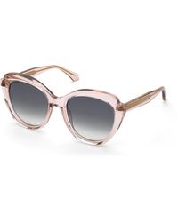 Twinset - Stw070V 776 Sunglasses Acetate Smoke Butterfly Normal Shaded - Lyst