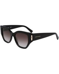 Longchamp - Lo764S 001 Sunglasses Acetate Butterfly Normal - Lyst
