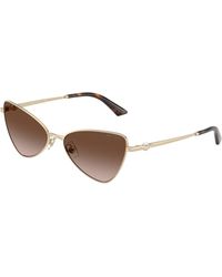 Jimmy Choo - Jc4015Hb 300613 Sunglasses Metal Cat Eye Normal Shaded - Lyst