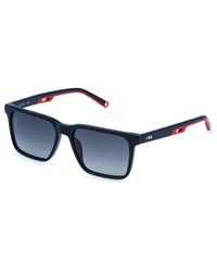 Fila - Sfib06 D82P Sunglasses Acetate Smoke Squared Nuanced - Lyst