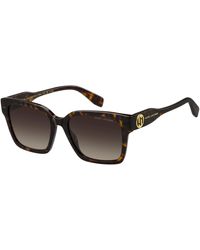 Marc Jacobs - Marc 814/S 086/Ha Sunglasses Acetate Squared Normal Shaded - Lyst
