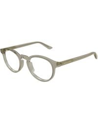 Bottega Veneta - Bv1420O 003 Optical Frames Acetate Transparent Round - Lyst