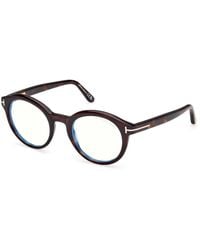 Tom Ford - Ft6061-B 052 Optical Frames Acetate Round Normal - Lyst