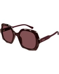 Chloé - Ch0226S 002 Sunglasses Acetate Squared - Lyst