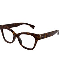 Gucci - Gg1133O 004 Optical Frames Acetate Transparent Cat Eye - Lyst