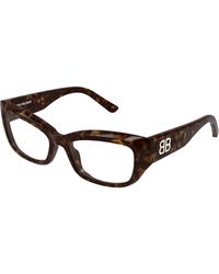 Balenciaga - Bb0399O 002 Optical Frames Acetate Transparent Squared - Lyst