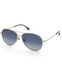 Lozza - Sl2444 Gubbio 7 08Ff Sunglasses Metal Pilot Normal Nuanced - Lyst