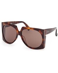 Max Mara - Mm0133 Anne 52E Sunglasses Acetate Pilot Normal - Lyst