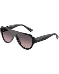 Jimmy Choo - Jc5027 501746 Sunglasses Acetate Pilot Normal Shaded - Lyst
