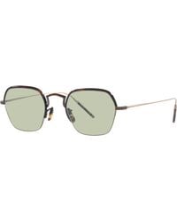 Oliver Peoples - Ov1291T Tk-7 5284 Optical Frames Titanium Squared Normal - Lyst